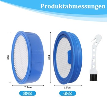 Súprava filtrov ASKW5 Performance Kit pre akumulátorové vysávače AEG 7000, 4 predmotorové filtre a 2