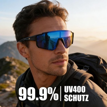 Balení 3 cyklistických brýlí pro muže a ženy, sportovní sluneční brýle, cyklistické brýle s