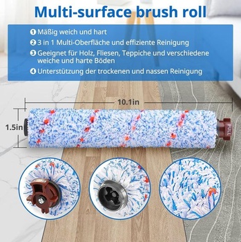 Príslušenstvo pre vysávač Bissell CrossWave 3 v 1 C3 Pro pre mokré/suché vysávače 3555N, 3 kefy
