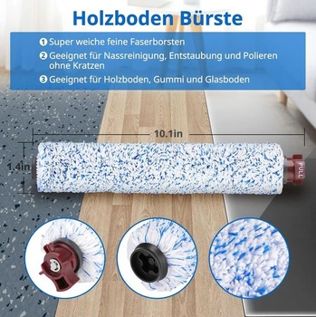 Príslušenstvo pre vysávač Bissell CrossWave 3 v 1 C3 Pro pre mokré/suché vysávače 3555N, 3 kefy