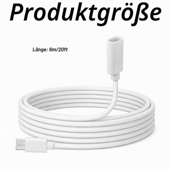 6m dlhý predlžovací kábel USB-C, zástrčka USB-C do