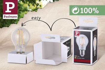 Paulmann 28707 LED žárovka s vláknem, svíčka, 4,7 W, stmívatelná, čirá, 2700K, teplá bílá, E14