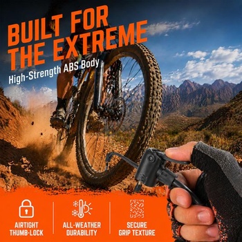 2ks univerzálne pumpičky pre pumpičku na bicykel, náhradná dvojitá pumpička pre podlahovú pumpičku