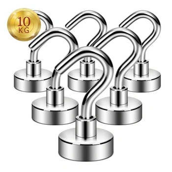 Neodymové magnetické háčky, extra silné magnety s háčkem,…