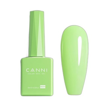 CANNI UV lak na nechty Prírodný trávovo zelený gélový lak na nechty 9034