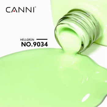 CANNI UV lak na nechty Prírodný trávovo zelený gélový lak na nechty 9034