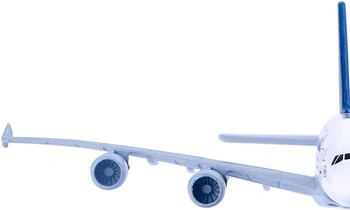 YGCHEN Model letadla z lehké slitiny A380 Lufthansa Model letadla 1/400 Litý kovový model letadla