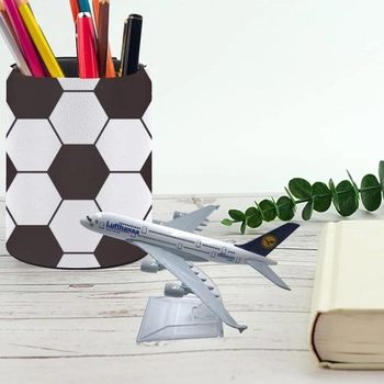 YGCHEN Model letadla z lehké slitiny A380 Lufthansa Model letadla 1/400 Litý kovový model letadla