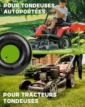 LAOYE 2x duša 15x6.00-6 s uhlovým ventilom TR-87 duša pre záhradný traktor 6.00-6 náhradná duša