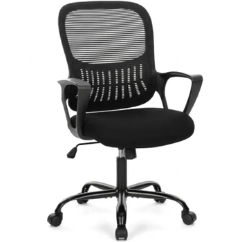 Ergonomická kancelárska stolička C-3718-BK, sieťovina, 51 x…