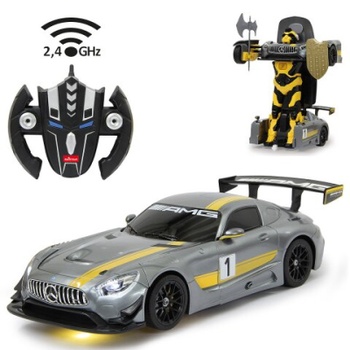 Transformovateľné RC auto 410028, 1:14, 2,4 GHz, šedé - B