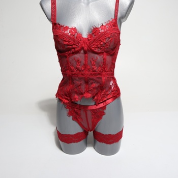 Avidlove Dámsky set spodnej bielizne, krajkový body korzet, sexy spodná bielizeň, krivky, body, teddy