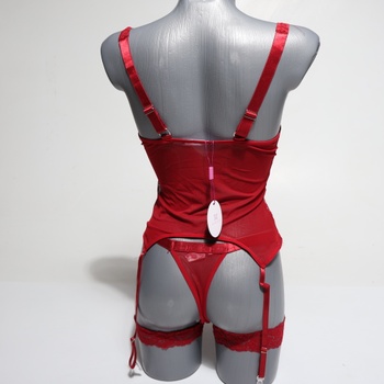 Avidlove Dámský set spodního prádla, krajkový body korzet, sexy spodní prádlo, křivky, body, teddy