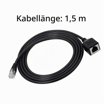 Prodlužovací kabel CERRXIAN 5FT RJ12, 6P6C samec-samice, telefonní kabel pro digitální telefon,