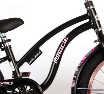 Detský bicykel Miracle Cruiser, 18 palcov, čierny - A