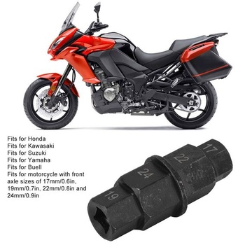 Fydun motocyklový šesťhranný nástrčný kľúč pre opravu vretena pneumatiky, šesťhranný adaptér pre