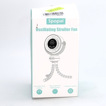 Ventilátor do kočárku Spopal, černý