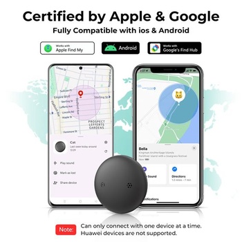 Obojok pre sledovanie mačiek (iOS a Android) - SmartTag Cat Tracker bez predplatného - Kompatibilný s