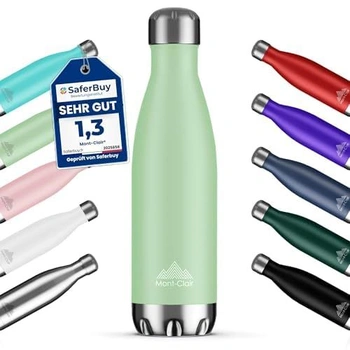 Láhev na pití H2O z nerezové oceli 500 ml nepropustná 500…