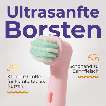Kefkové hlavice kompatibilné s Oral-B pre deti | OralVista 16 farebných elektrických