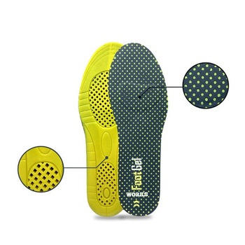Vložky Foot Gel Works® pomáhají předcházet zraněním způsobeným nárazem o podlahu a zmírňovat je při