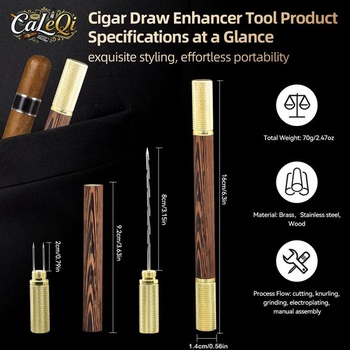 Zosilňovač potiahnutie cigarou a nubber 2&1 pre náročných milovníkov cigár, drevo z kuracích krídiel