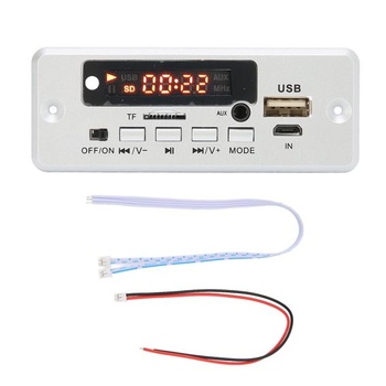 Dekodérová doska ciciglow USB MP3, 12V autorádio s Bluetooth nahrávacím modulom s 2x5W zosilňovačom,