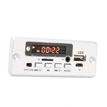 Dekodérová deska ciciglow USB MP3, 12V autorádio s Bluetooth nahrávacím modulem s 2x5W zesilovačem,