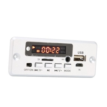 Dekodérová doska ciciglow USB MP3, 12V autorádio s Bluetooth nahrávacím modulom s 2x5W zosilňovačom,