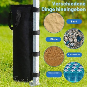 Mineup 4dielne závažia pre altánok, 800D Oxford vrecia s pieskom pre altánok, závažia na vrecia s pieskom,