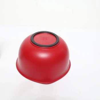 Sada červených plastových mís KitchenAid