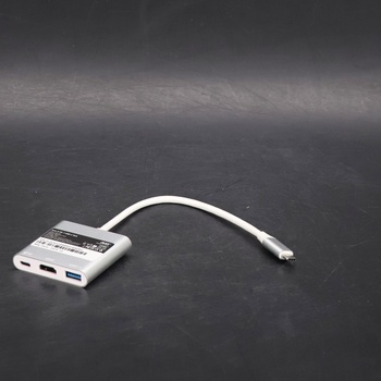 Viacportový adaptér Acer USB C HDMI, adaptér 4K HDMI USB C s PD 100W, dátový port USB 3.0 5 Gb/s,