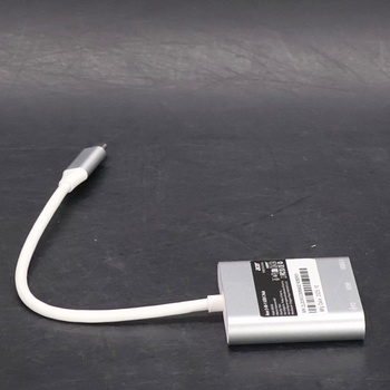 Viacportový adaptér Acer USB C HDMI, adaptér 4K HDMI USB C s PD 100W, dátový port USB 3.0 5 Gb/s,