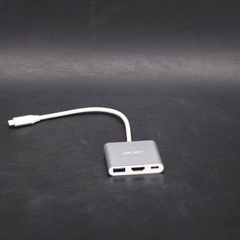 Viacportový adaptér Acer USB C HDMI, adaptér 4K HDMI USB C s PD 100W, dátový port USB 3.0 5 Gb/s,