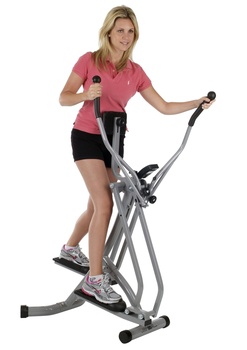 Mechanický Crosstrainer Walker, skladací, do 100 kg, sivý - B