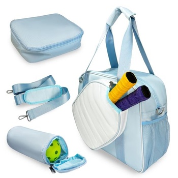 SSZYace Pickleball Bag Taška na raketu s 3v1 modulárnym dizajnom modrá
