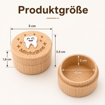 Krabička na mléčné zuby, krabička na mléčné zuby pro chlapce, mléčné zuby pro dívky, 3D úsměv se