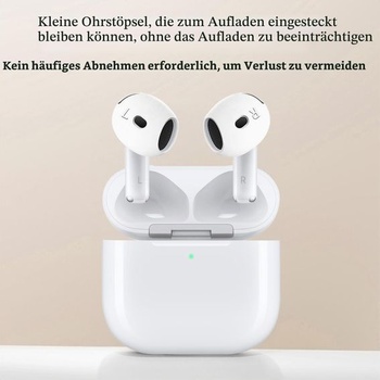 Gumové náušníky kompatibilné s Apple AirPods 4, silikónové ochranné kryty náušníkov, protišmykové,