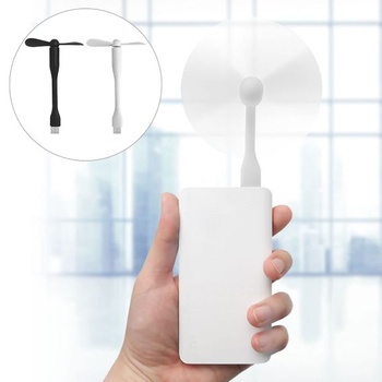 2 ks mini USB ventilátor, ventilátor s flexibilním krkem, flexibilní ventilátor, USB ventilátor pro