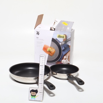WMF Devil 2dielna sada panvíc, 28 cm + 20 cm panvica, vhodná pre indukciu, povlak z nerezovej ocele
