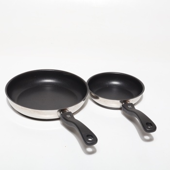 WMF Devil 2dílná sada pánví, 28 cm + 20 cm pánev, vhodná pro indukci, povlak z nerezové oceli