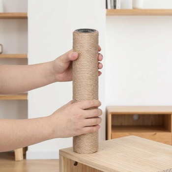 Toddmomy 2 náhradné sisalové stĺpiky, 30 cm, pre vertikálne mačacie stromy, DIY, príslušenstvo pre