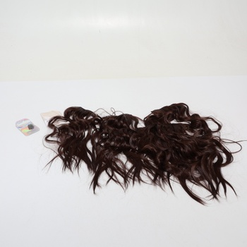 FESHFEN Clip in Extensions, 4ks 50 cm Celohlavové prodlužování vlasů se sponkami Syntetické