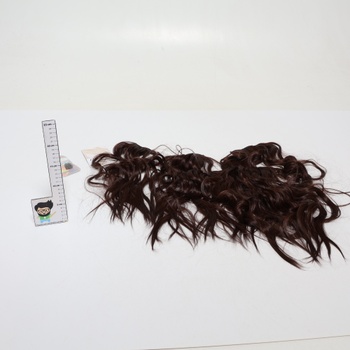FESHFEN Clip in Extensions, 4ks 50 cm Celohlavové prodlužování vlasů se sponkami Syntetické