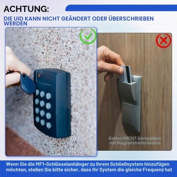 Klasické kľúčenky 1K, ISO14443A, 13,56 MHz, RFID IC kľúčenky, RFID štítok, kontrola prístupu M1,