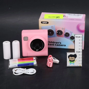 Dětský instantní fotoaparát TIATUA, 2,4palcový instantní fotoaparát pro děti s 32GB kartou a tiskem