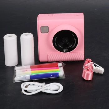 Dětský instantní fotoaparát TIATUA, 2,4palcový instantní fotoaparát pro děti s 32GB kartou a tiskem
