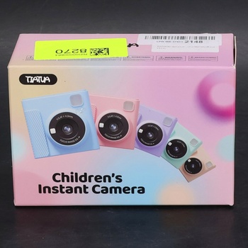 Dětský instantní fotoaparát TIATUA, 2,4palcový instantní fotoaparát pro děti s 32GB kartou a tiskem