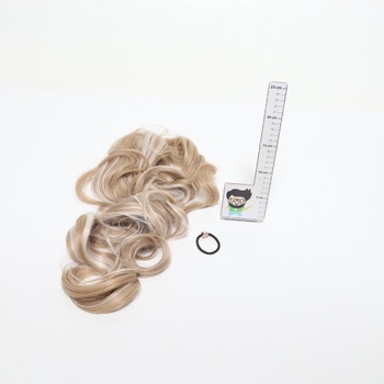 FLUFYMOOZ Prodlužování culíku, 66 cm Prodlužování culíku, Dlouhé vlnité kudrnaté drápky na