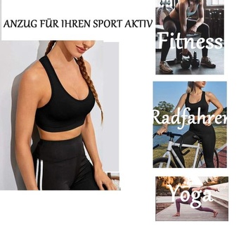 Dámska športová podprsenka ANGOOL s racerback push-up korzetom a vystužením, čierna + šedá, veľkosť S